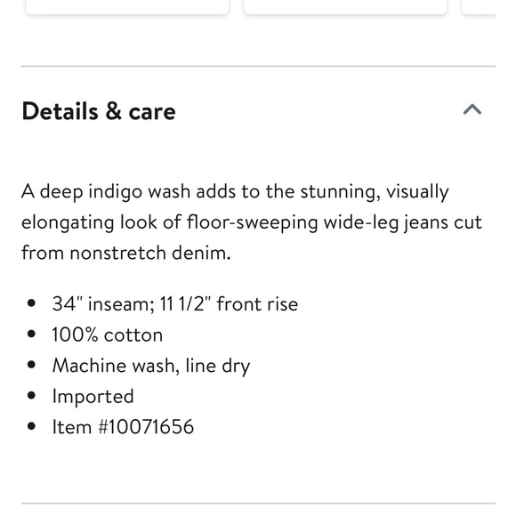 Favorite Daughter Dark Blue Wide Leg Jeans - Picture 4 of 8